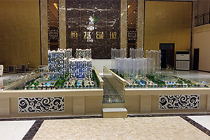恒基綠城地產沙盤模型設計